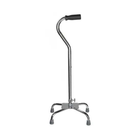 McKesson Quad Cane Adjustable Height - 300 lbs Capacity, 1 Count image {4}