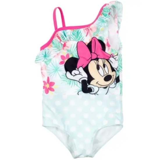 Disney Minnie Mouse Girls One Piece Bathing Suit Toddler image {2}