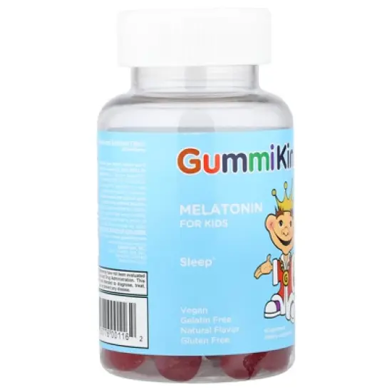 GummiKing Melatonin for Kids, Strawberry, 1 mg, 60 Gummies image {3}