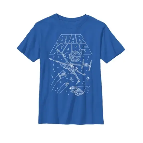 Boy's Star Wars Star Ship Meeting T-Shirt image {4}