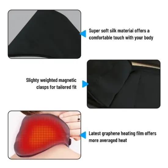 TRAKK Heating Pad Wrap Belt for Neck- Compress Therapy image {2}