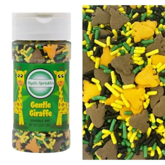Mystic Sprinkles Gentle Giraffe Sprinkle Mix 3.5oz image {5}