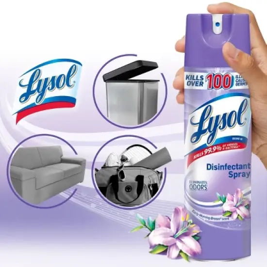 Lysol Early Morning Breeze Disinfectant Spray - 19oz/2ct image {1}