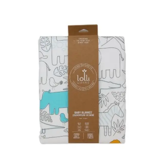 Lolli Living Stroller Baby Blanket - Safari image {2}