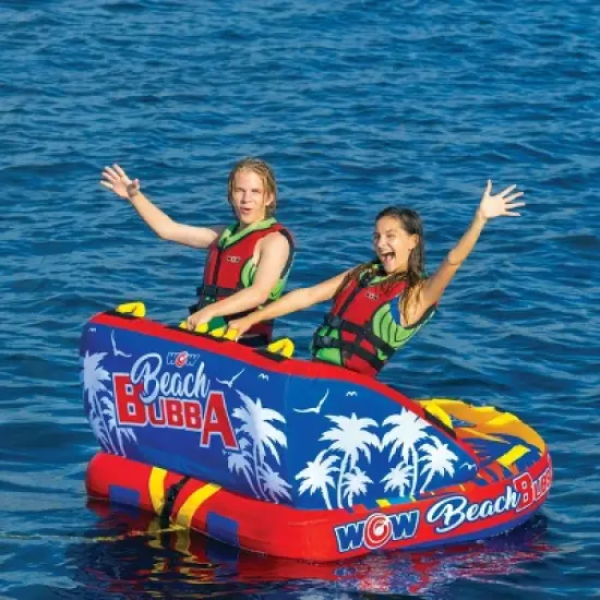 WOW Beach Bubba 2-Person Soft Top Towable image {7}