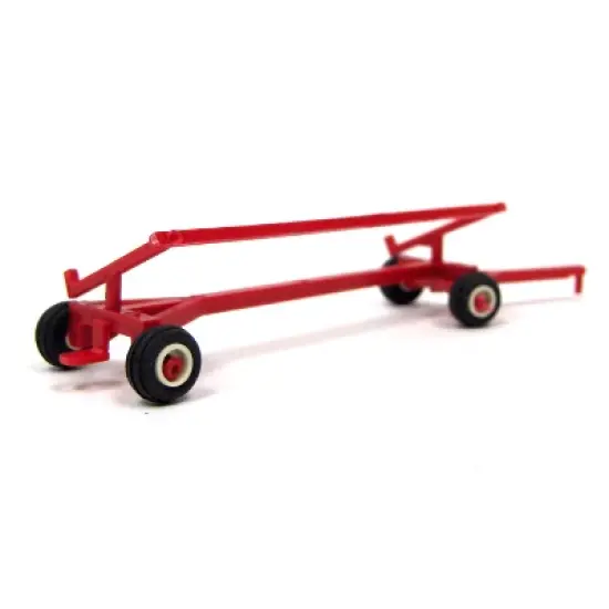 Standi Toys 1/64 Plastic Red Combine Header Trailer ST206 image {1}