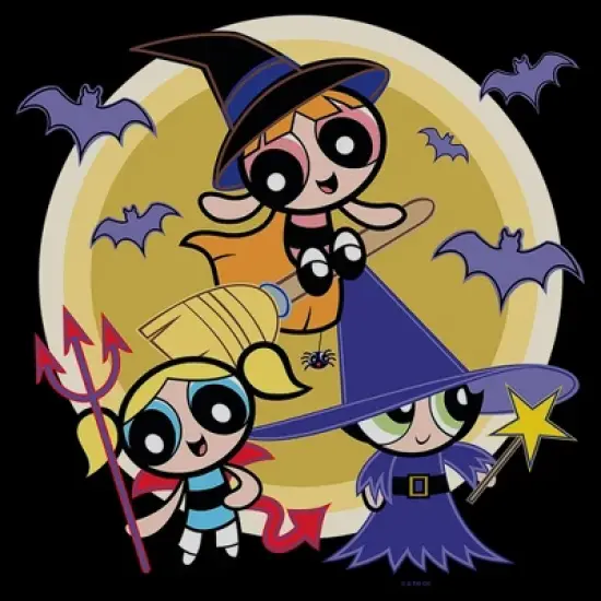 Womens The Powerpuff Girls Moonlight Sisters T Shirt image {1}