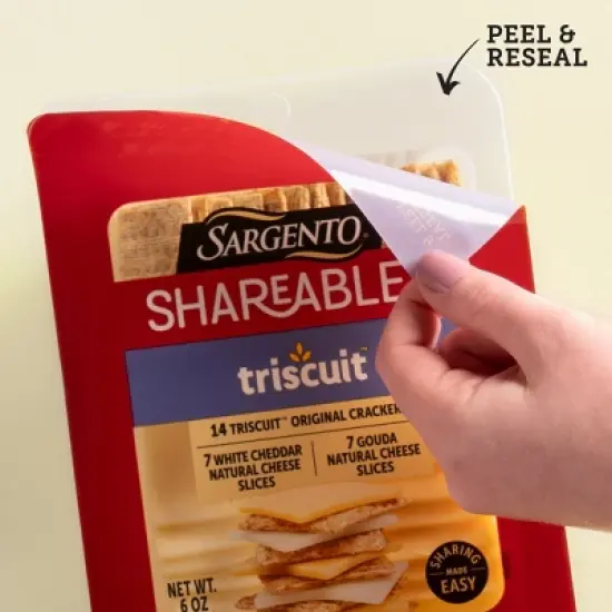 Sargento Shareables Triscuit White Cheddar and Gouda Cheese - 6oz image {2}