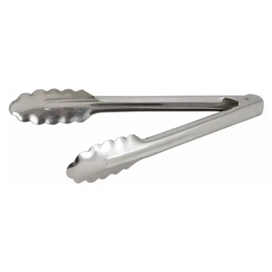 Winco Utility Tongs, Stainless Steel, Heavyweight image {1}