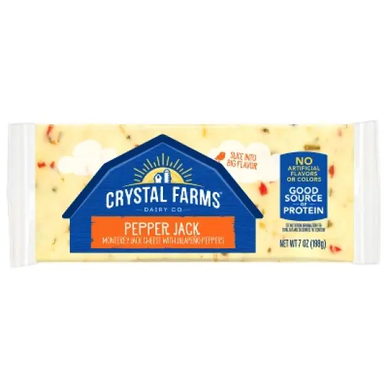 Crystal Farms Pepper Jack Cheese - 7oz image {8}