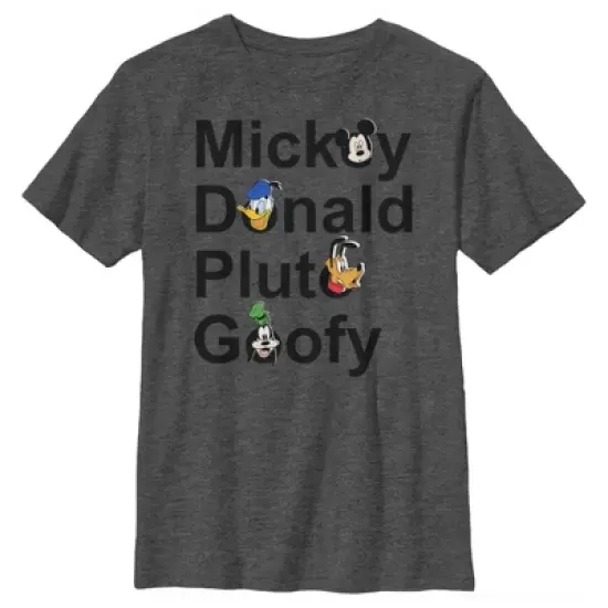 Boy's Disney Mickey Donald Pluto Goofy T-Shirt image {4}