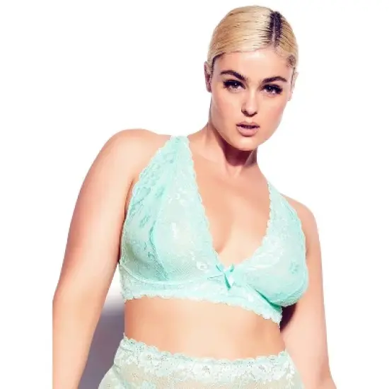 Women's Plus Size lingerie Zoey Bralette - mint | FOX & ROYAL image {4}