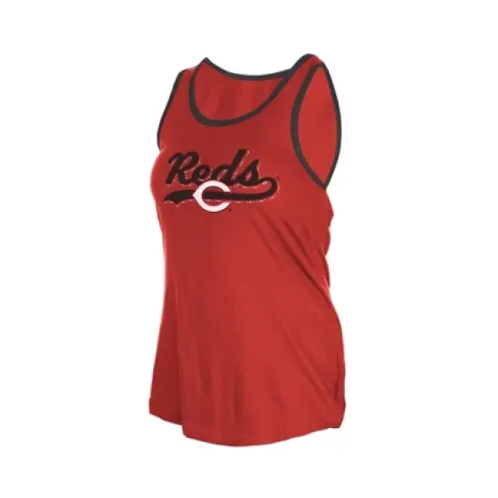 MLB Cincinnati Reds Women's Bi-Blend Tank Top image {2}