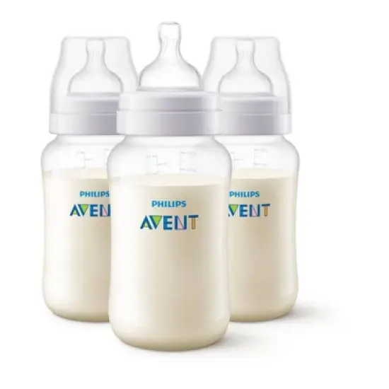 Philips Avent Anti-Colic Baby Bottle - Clear - 11oz/3pk image {9}