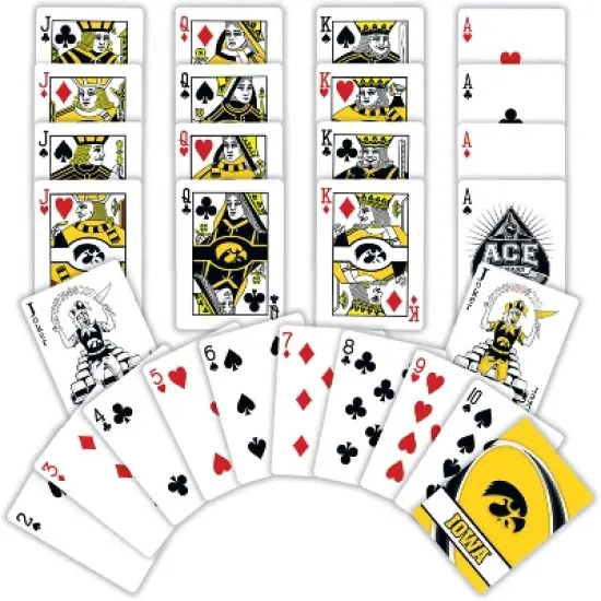MasterPieces Officially Licensed NCAA Iowa Hawkeyes Playing Cards - 54 Card Deck for Adults image {2}
