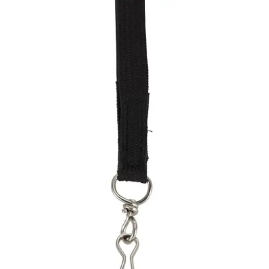 SICURIX Hook & Loop Breakaway Safety Lanyard, Flat Style, Black, Pack of 12 image {3}