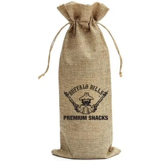 Buffalo Bills 15-Piece Mild Venison Jerky Burlap Gift Wine Bags (15 Mild Venison Jerky Strips) image {2}