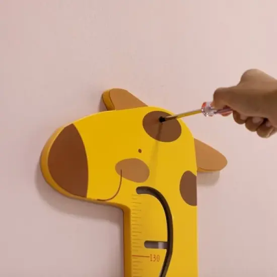 ShpilMaster Wooden Giraffe Sensory Wall Game, Activity Toy Growth Chart for Playroom, Nursery, Preschool, and Doctors' Office image {9}