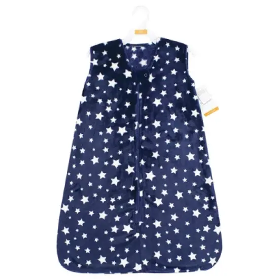Hudson Baby Plush Sleeping Bag, Sack, Blanket, Navy Stars Sleeveless, 18-24 Months image {1}