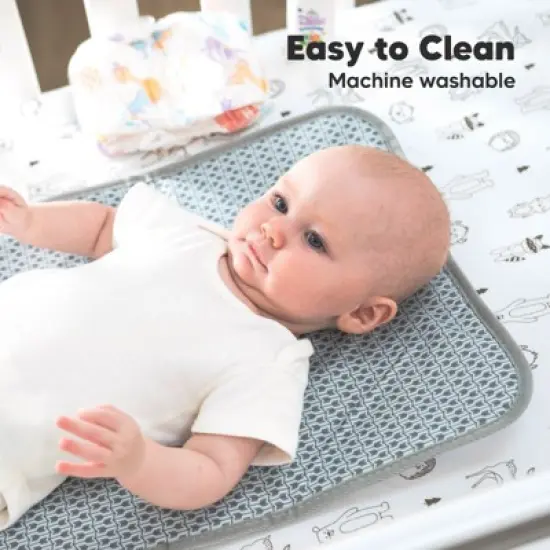 KeaBabies Swift Diaper Changing Pad, Portable Waterproof Diaper Changing Pad for Baby, Travel Changing Pad for Diaper Bag image {6}