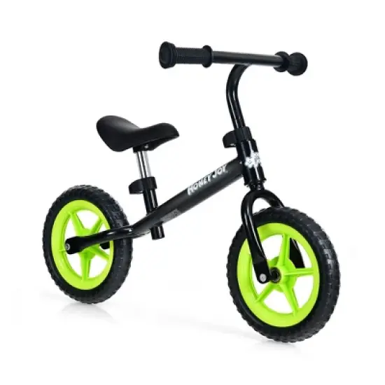 HoneyJoy Kids Balance Bike No Pedal Training Bicycle w/Adjustable Handlebar & Seat Yellow\Black\Blue\Red image {8}