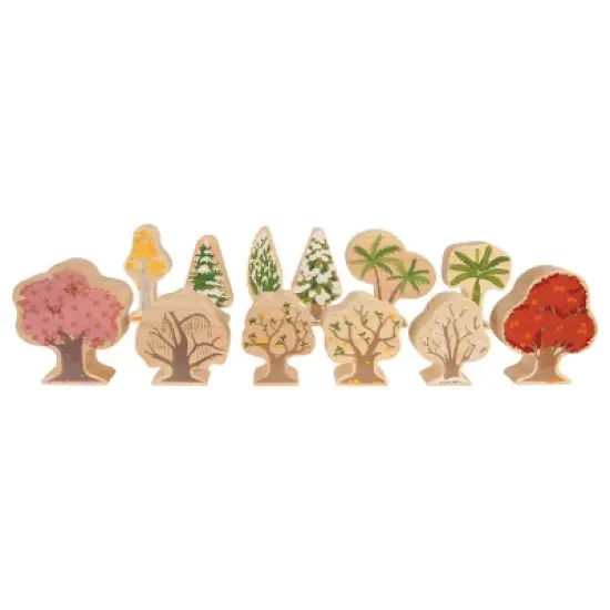 Kaplan Early Learning Four Seasons Wood Trees - Double-Sided image {1}