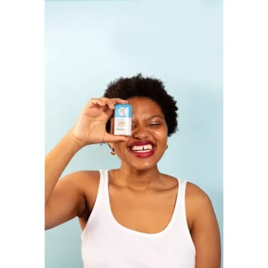 Megababe Thigh Rescue Lotion Anti-Chafe Stick - Trial Size - Pomegranate/Citrus Scent - 0.81oz image {2}