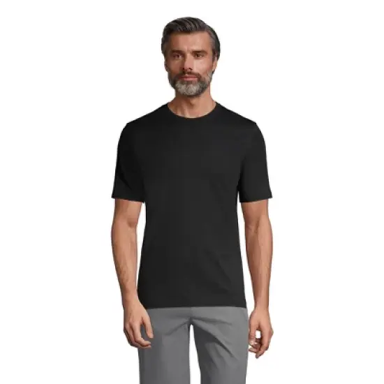 Lands' End School Uniform Men's Short Sleeve Essential T-shirt image {1}