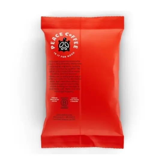 Peace Coffee Peru Single Origin Medium Roast Ground Coffee - 2.5oz image {1}