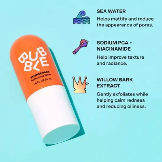 Bubble Skincare Bounce Back Balancing Toner Mist - 1.8 fl oz image {2}