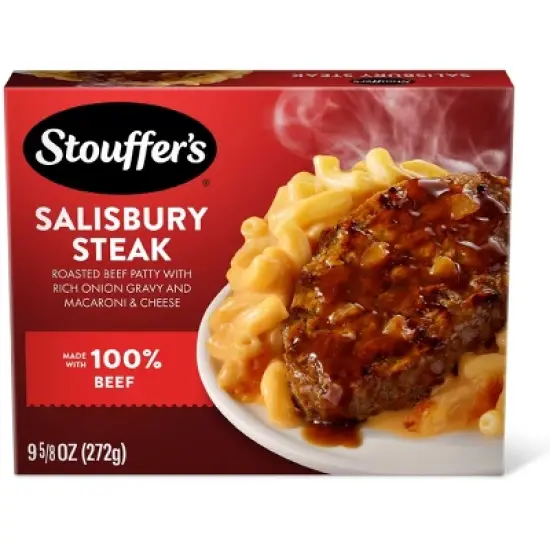 Stouffer's Salisbury Steak with Mac and Cheese Frozen Meal - 9.625oz image {8}