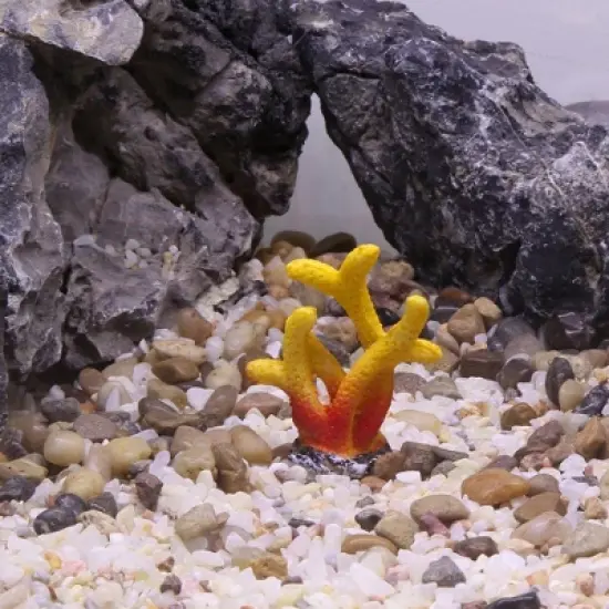 Unique Bargains Aquarium Decorations Reef Decor Mini Faux Coral 1.89"x2.28" image {4}