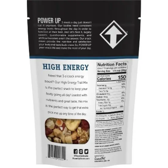 Power Up Trail Mix High Energy - 14oz image {1}