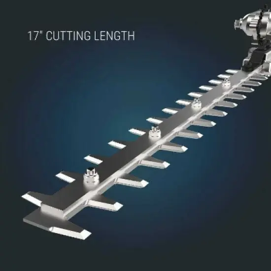 Worx WA0220 40V Nitro Driveshare 17" Universal Hedge Trimmer Attachment image {2}