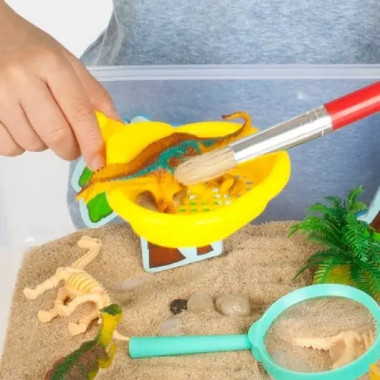 Dinosaur Dig Sensory Bin - Creativity for Kids image {7}