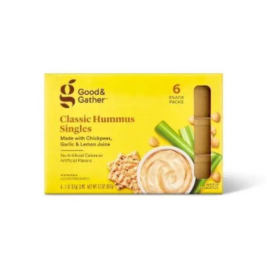 Classic Hummus Singles - 6pk/12oz - Good & Gather&trade; image {4}