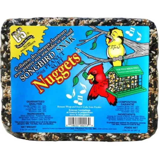 C&S Songbird Snak W/Suet Nuggets image {1}
