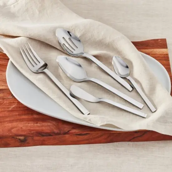 ZWILLING Squared 45-pc 18/10 Stainless Steel Flatware Set image {7}