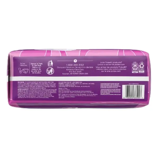 Poise Original Design Postpartum Incontinence Pads for Women - Ultimate Absorbency image {7}