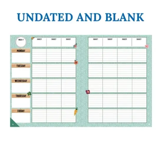 Carson Dellosa Education Grow Together Teacher Planner (128 pages, 116 stickers) image {3}