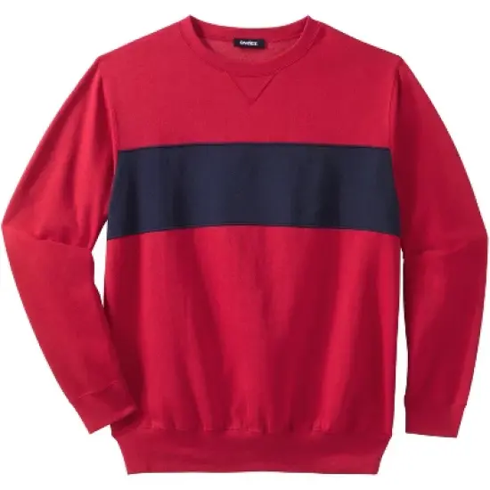 KingSize Men's Big & Tall Fleece Crewneck Sweatshirt image {11}