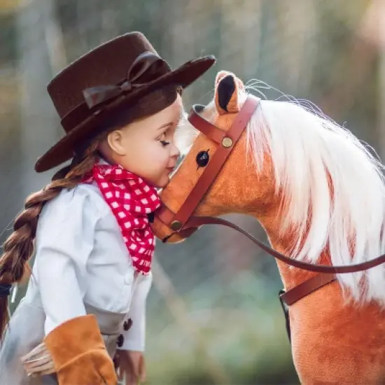 The Queen' Treasures 18" Doll 13 pc Frontier Outfit and Horse, Fits American Girl image {2}