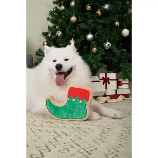 Midlee Elf Shoe Sugar Cookie Dog Toy image {6}