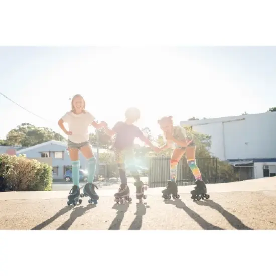 Crazy Skates Sk8 Adjustable Roller Skates For Girls - Great Beginner Kids Quad Skates image {6}