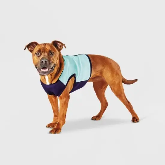 Spacer & Mesh with Zipper Centerback Cooling Dog and Cat Vest - Blue - Boots & Barkley&trade; image {4}
