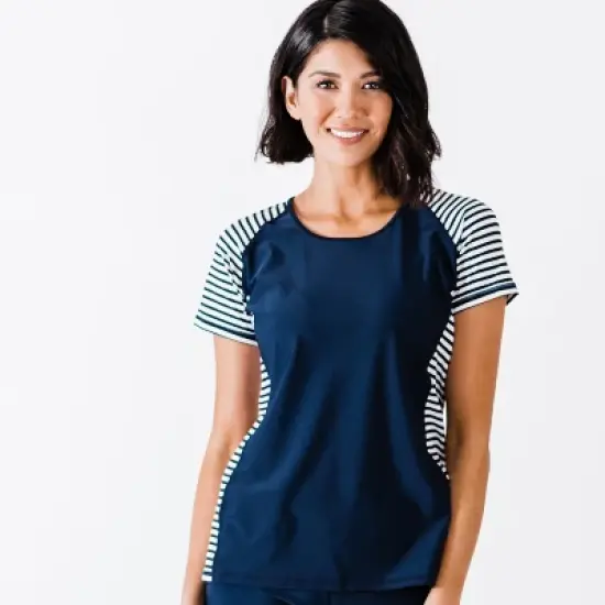 Calypsa - Women's Loose Fit Adele Swim Top image {6}