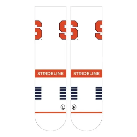 NCAA Syracuse Orange Premium Knit Crew Socks - White image {1}
