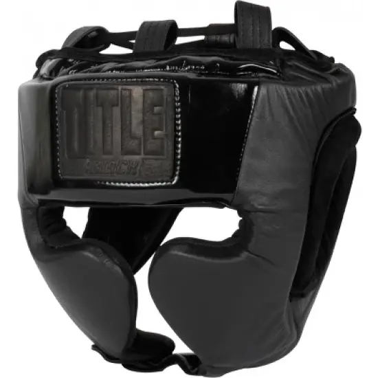 Title Black Training Boxing Headgear image {1}