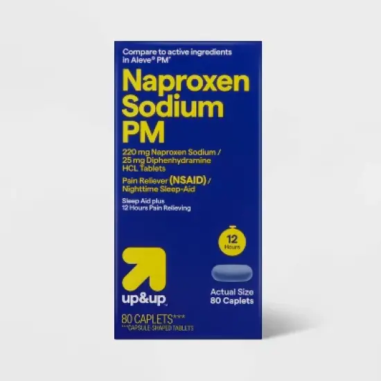 Naproxen Tablets - 80ct - up&up&trade; image {5}
