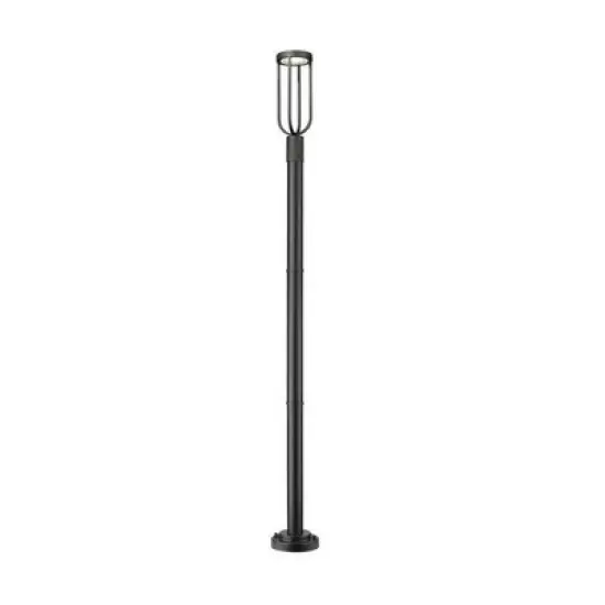 Z-Lite Leland 1 - Light Post Light in  Sand Black image {4}